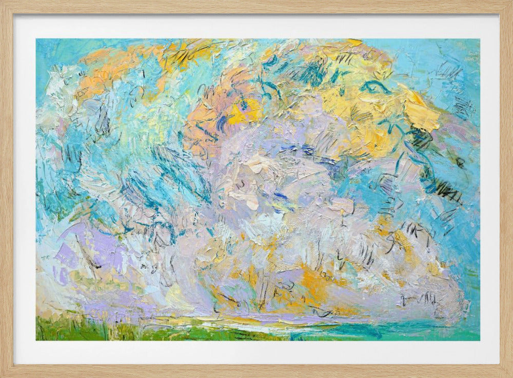 Grillig wolkenlandschap | Poster