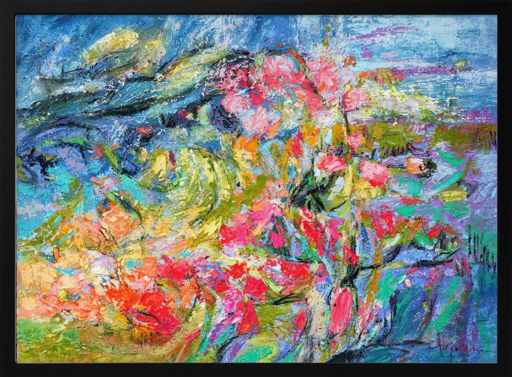 Expressionist Colorful Abstract | Poster