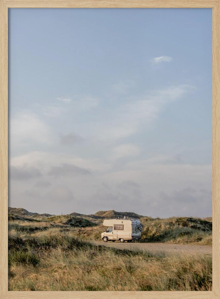 Caravan In the Dunes | Poster