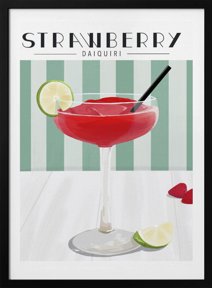 Aardbeien Daiquiri | Poster