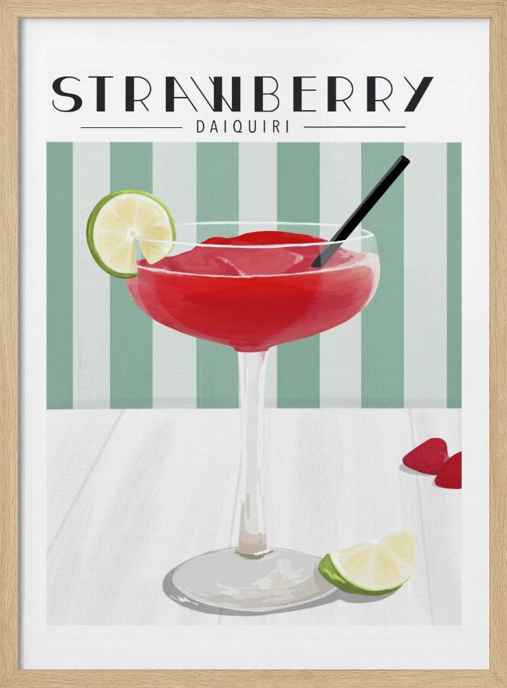 Aardbeien Daiquiri | Poster