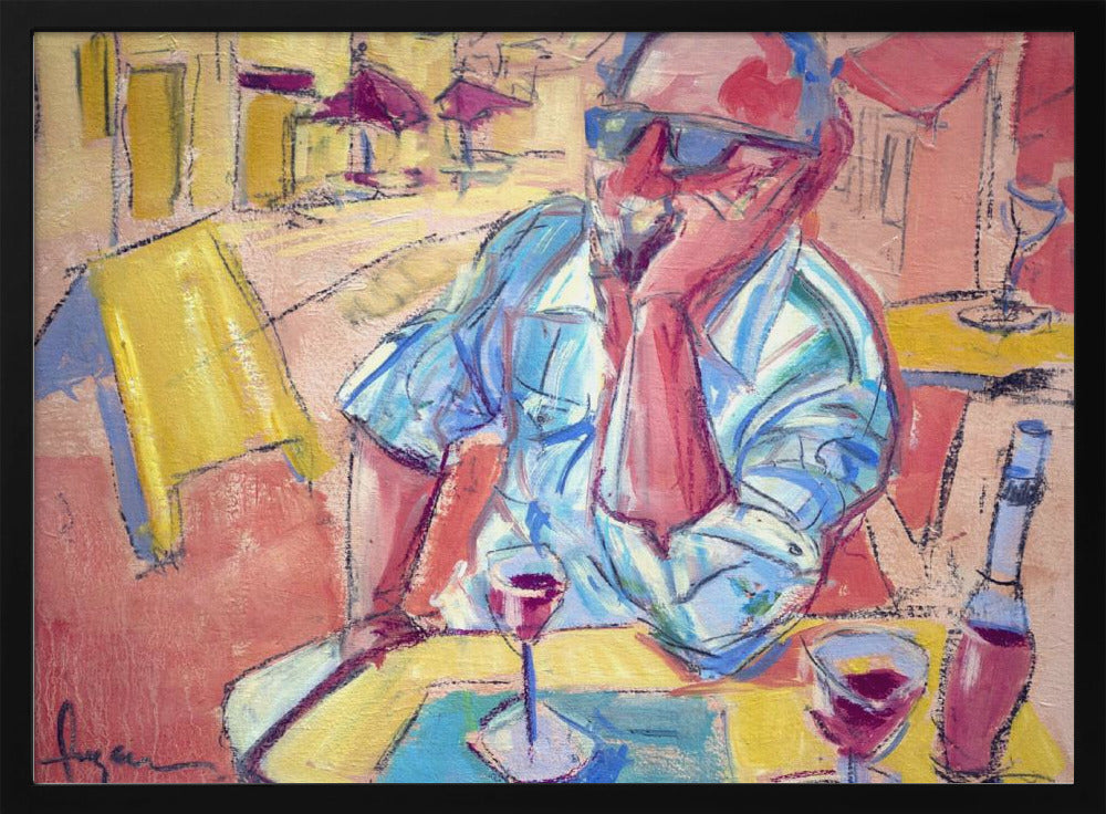 Contemplatief Café Moment | Poster
