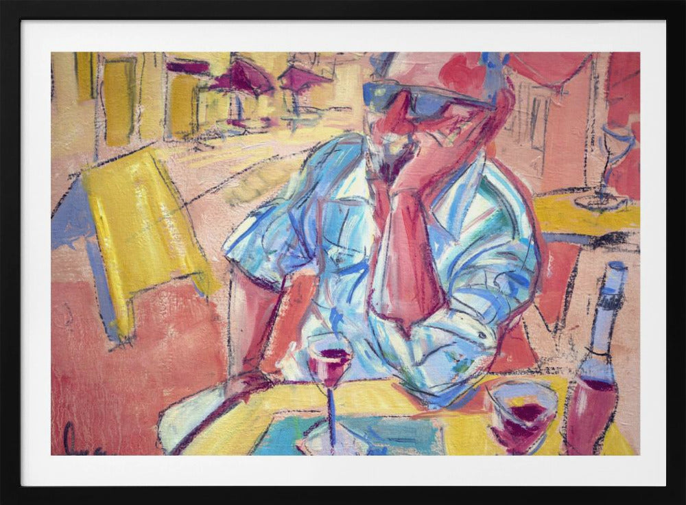 Contemplatief Café Moment | Poster