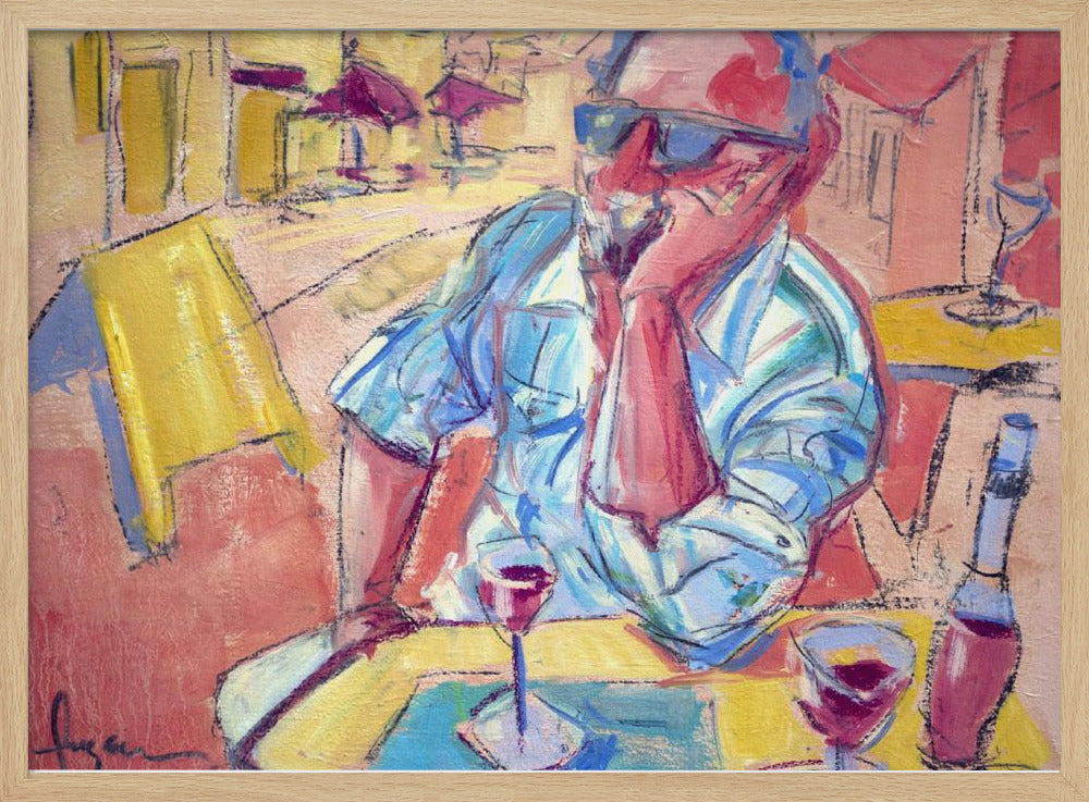 Contemplatief Café Moment | Poster