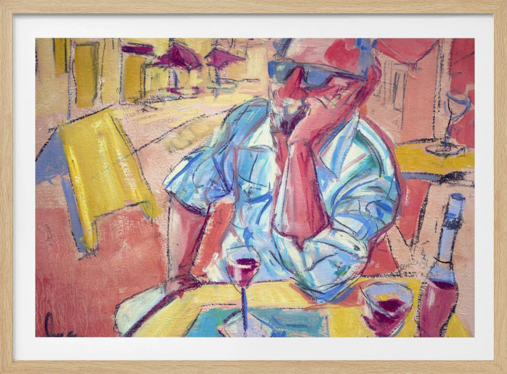 Contemplatief Café Moment | Poster