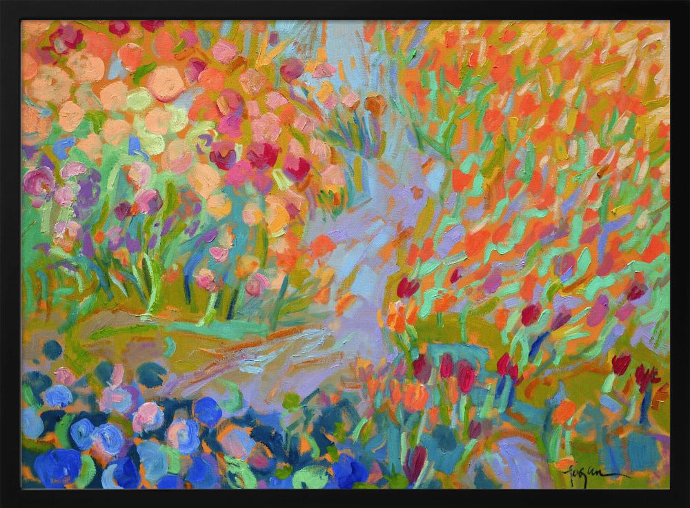 Vibrant Garden Path | Poster