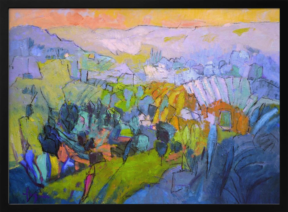 Kleurrijk panorama | Poster