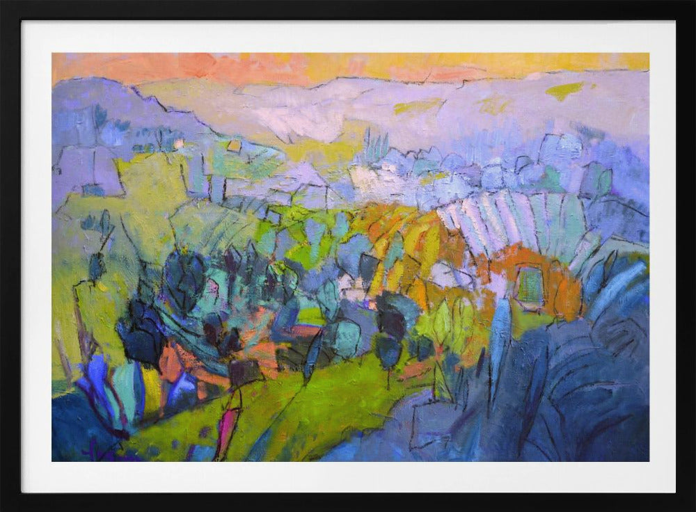 Kleurrijk panorama | Poster