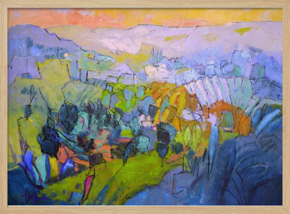 Kleurrijk panorama | Poster