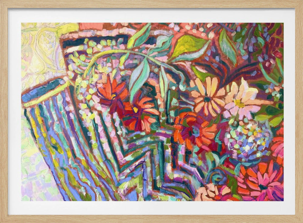 Slingerend tuinpad | Poster