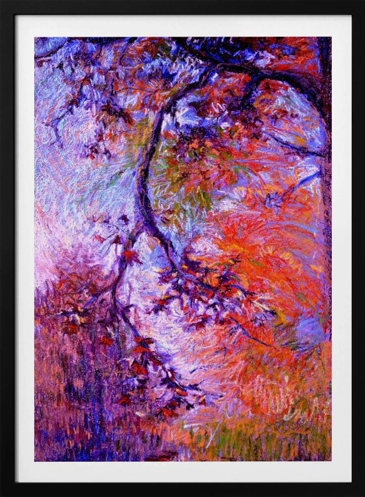 Herfsttakken vlammen | Poster