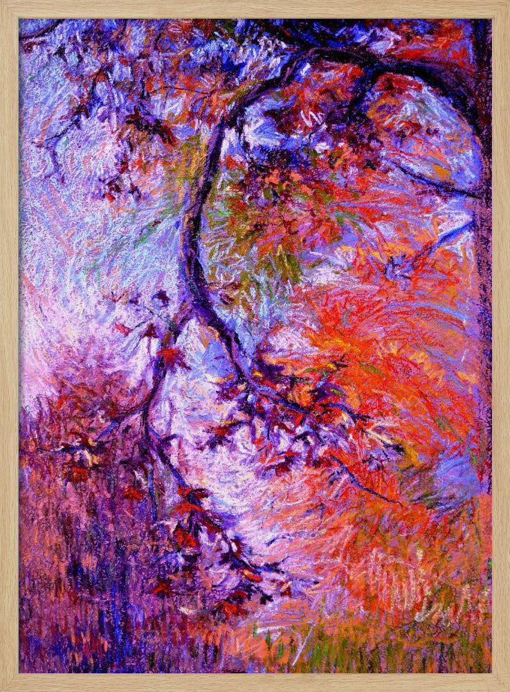 Herfsttakken vlammen | Poster