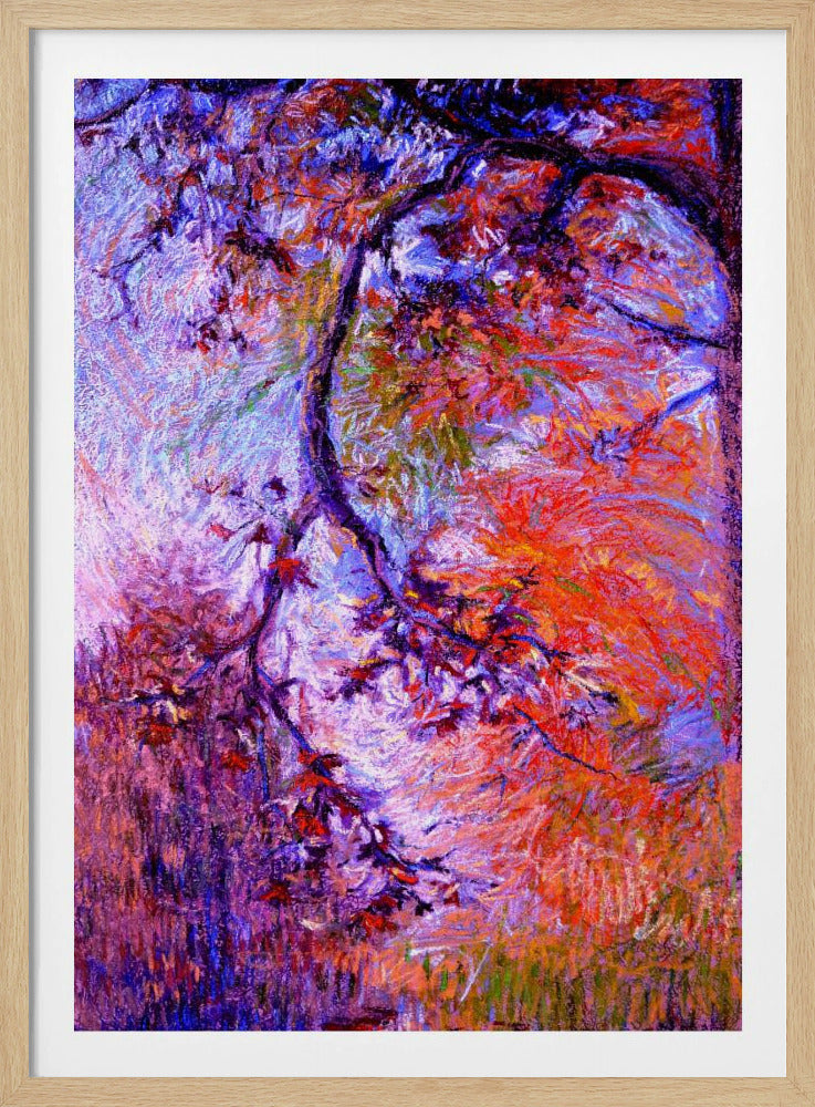 Herfsttakken vlammen | Poster