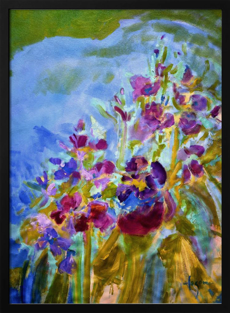Levendige kleuren en delicate bloemblaadjes | Poster