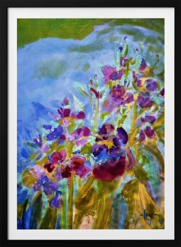 Levendige kleuren en delicate bloemblaadjes | Poster