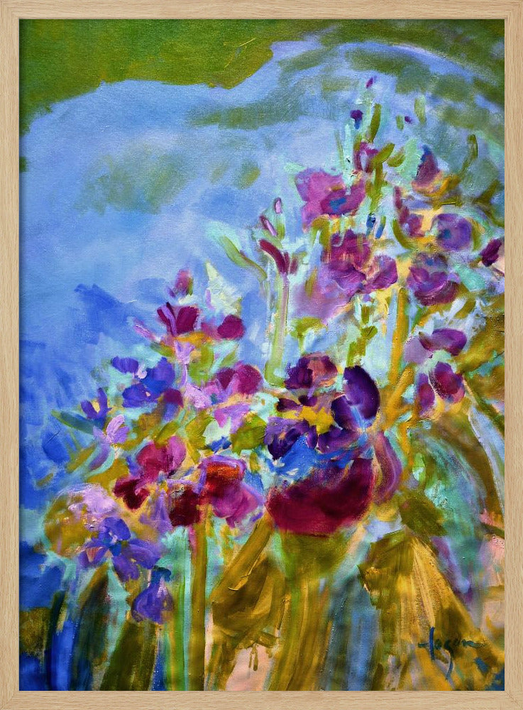 Levendige kleuren en delicate bloemblaadjes | Poster