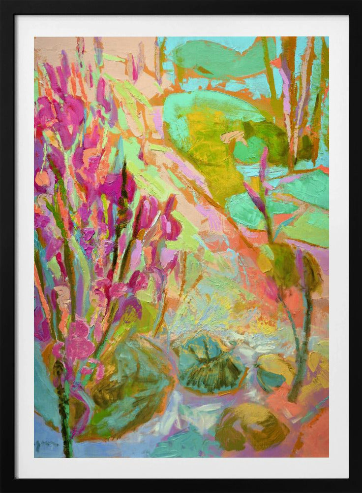 Levendige lentetuin | Poster