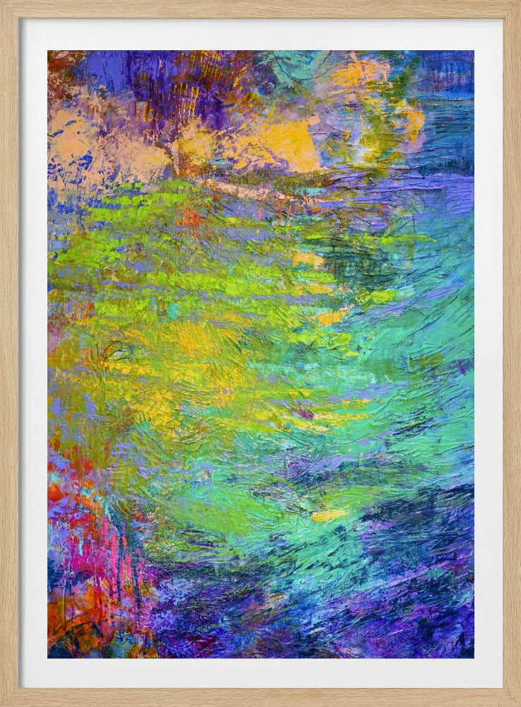 Een explosie van bloeiend licht | Poster