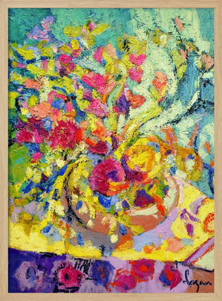 Stralende bloemenharmonie | Poster