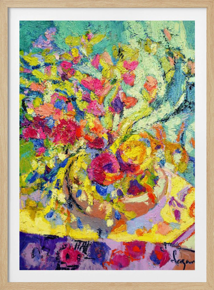 Stralende bloemenharmonie | Poster