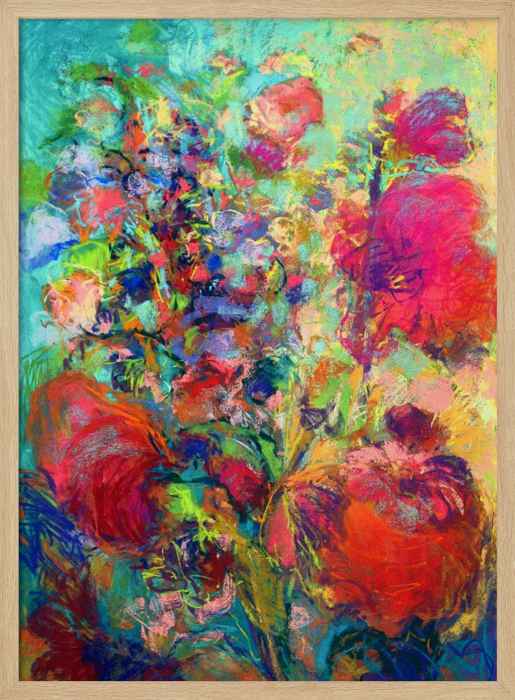 Levendige bloemendroom | Poster