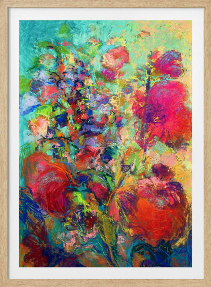 Levendige bloemendroom | Poster
