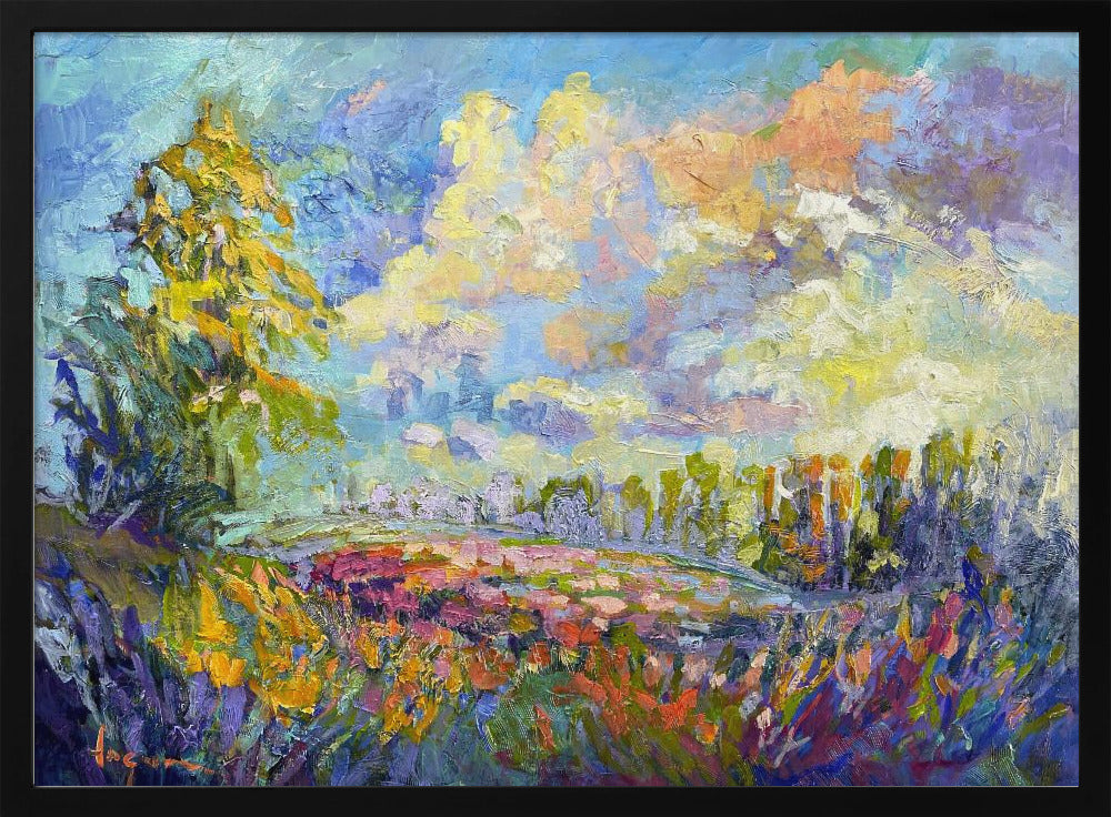 Lichtgevend landschap | Poster