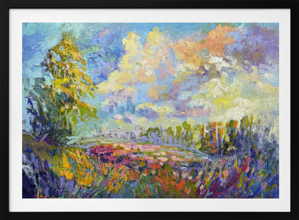 Lichtgevend landschap | Poster