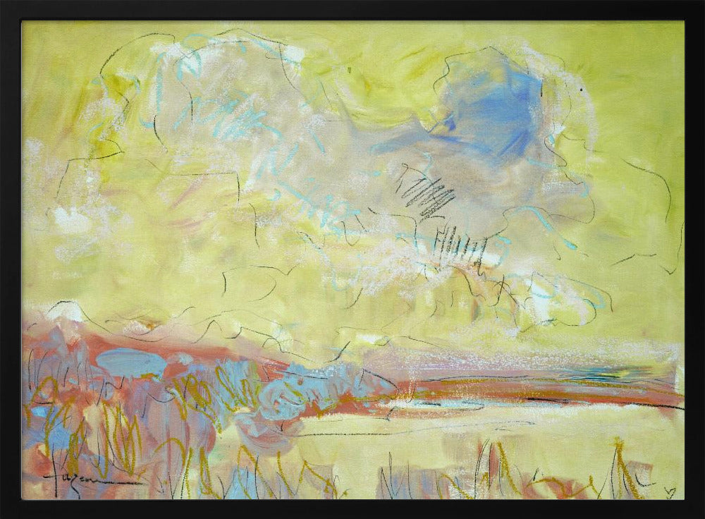 Abstracte landschapshorizons | Poster