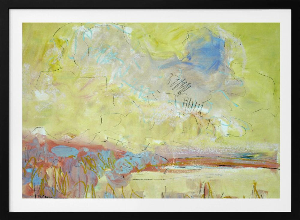 Abstracte landschapshorizons | Poster