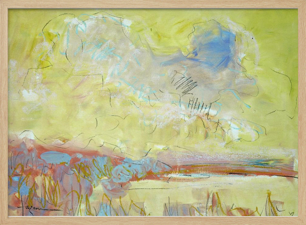 Abstracte landschapshorizons | Poster