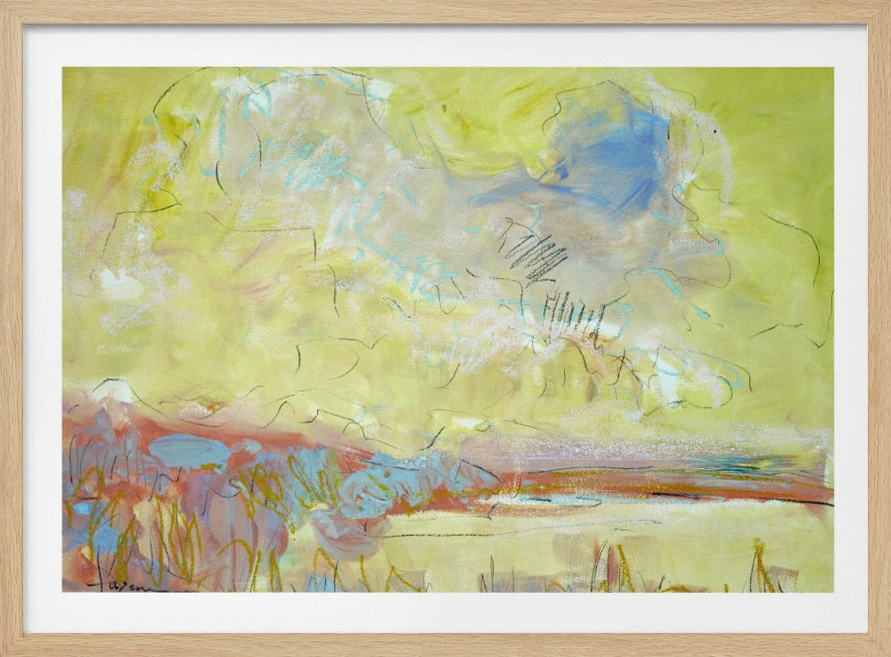 Abstracte landschapshorizons | Poster