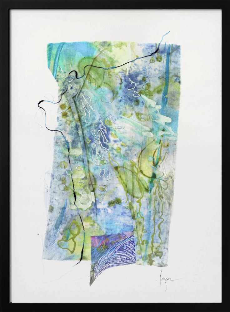 Mystiek waterlandschap | Poster
