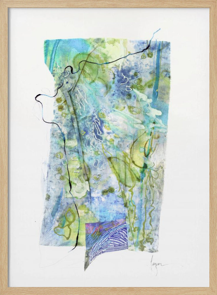 Mystiek waterlandschap | Poster