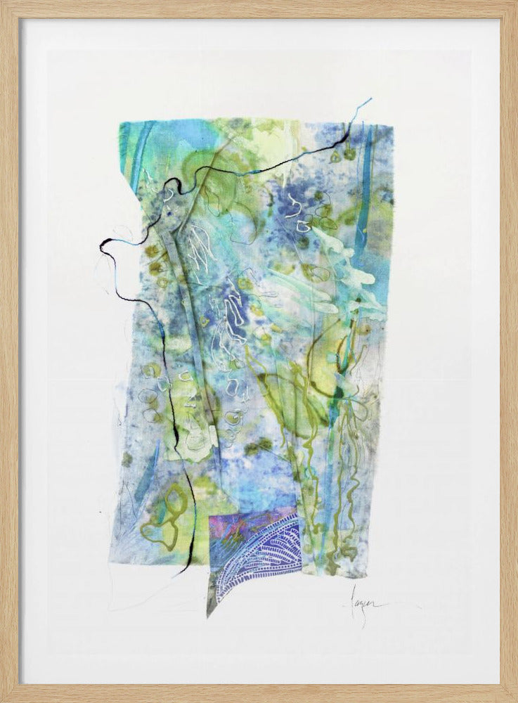 Mystiek waterlandschap | Poster