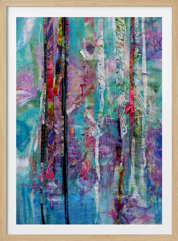 Bloei schittert park | Poster
