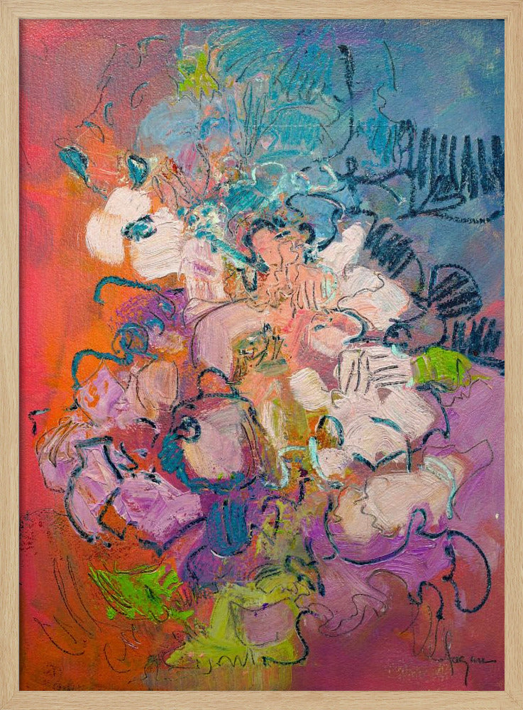 Bloemendroomlandschap | Poster