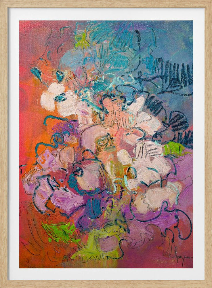 Bloemendroomlandschap | Poster