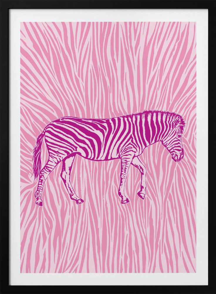 Afrikaanse zebra in opvallende camouflage | Poster