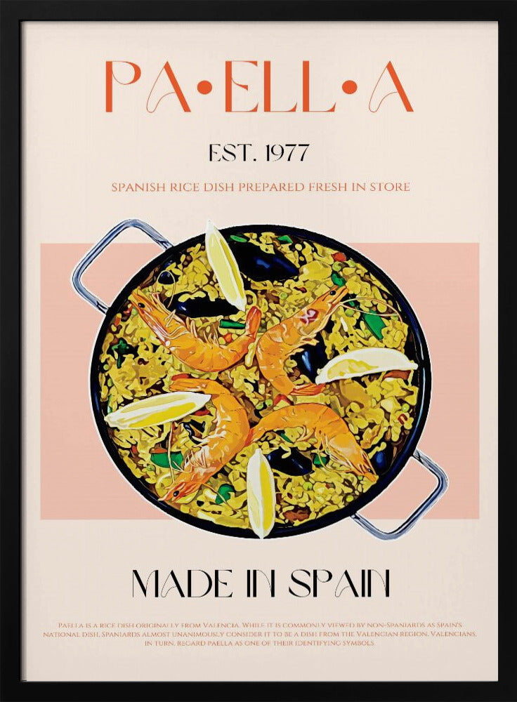 Paella Perfectie | Poster