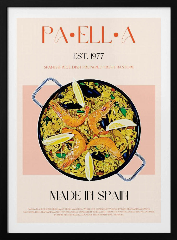 Paella Perfectie | Poster