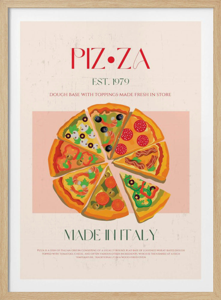 Plakjes Italië | Poster