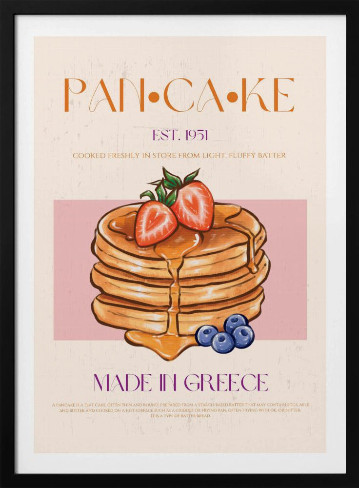 Luchtige Griekse pannenkoeken | Poster