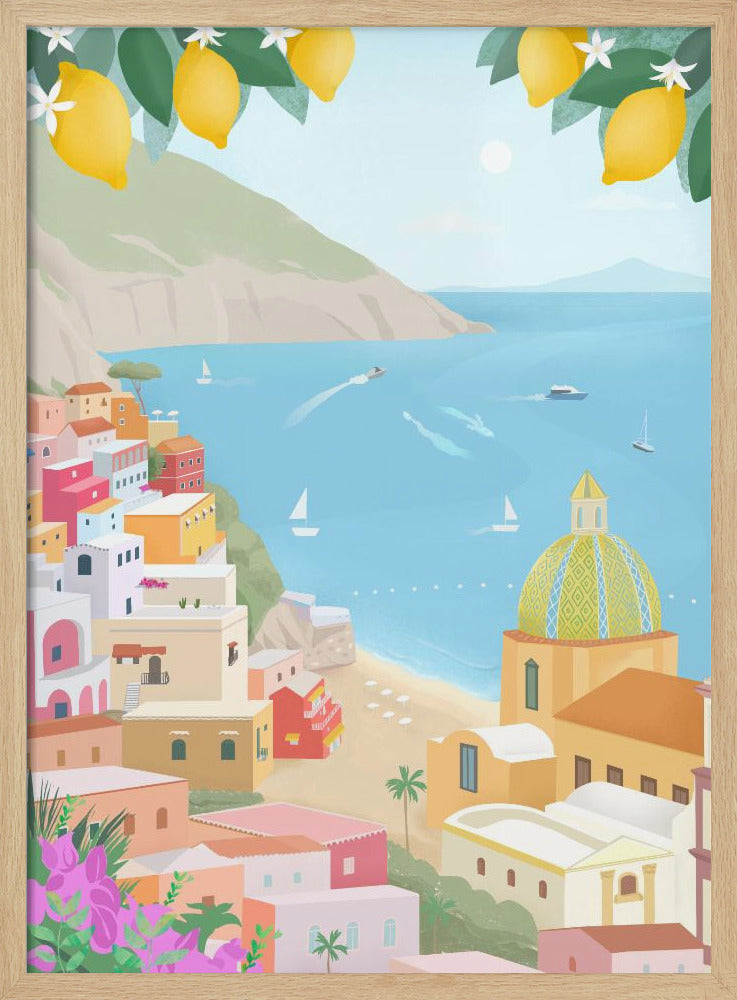 Positano, Italië | Poster