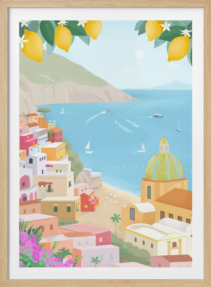 Positano, Italië | Poster