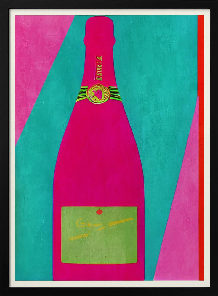 Roze champagne | Poster