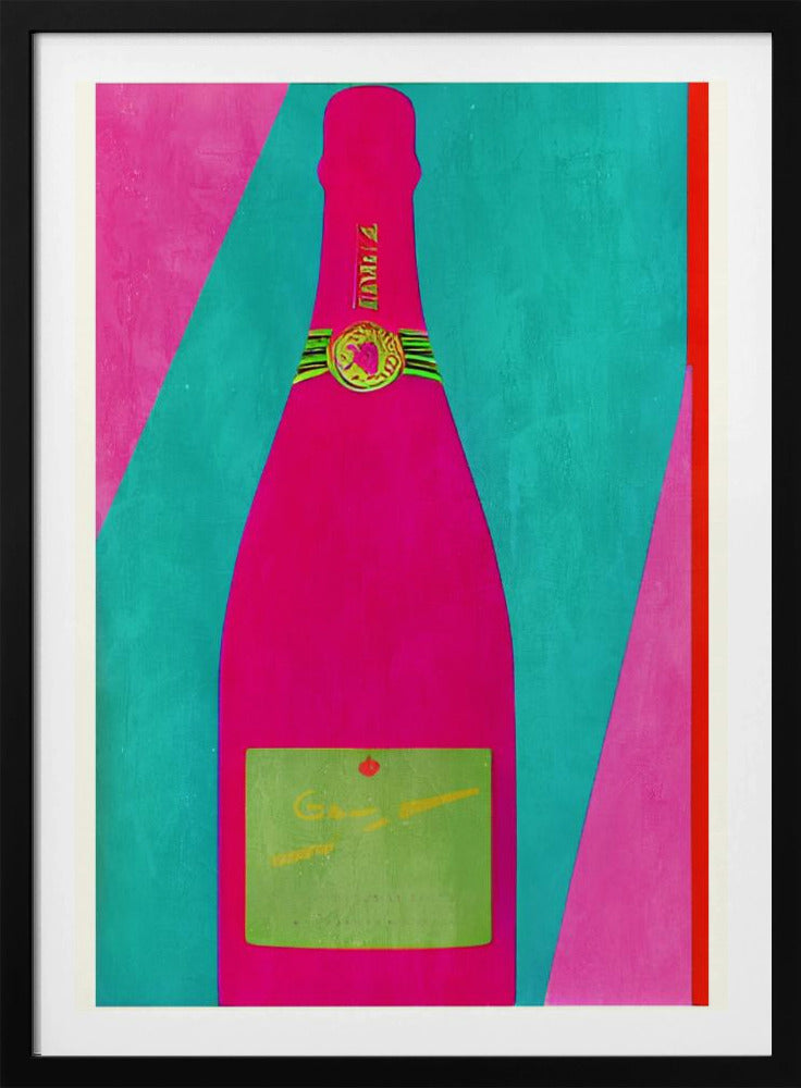 Roze champagne | Poster