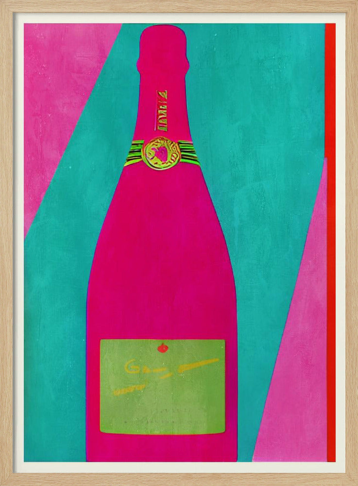 Roze champagne | Poster