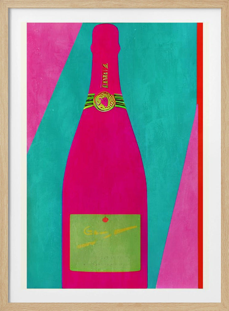 Roze champagne | Poster