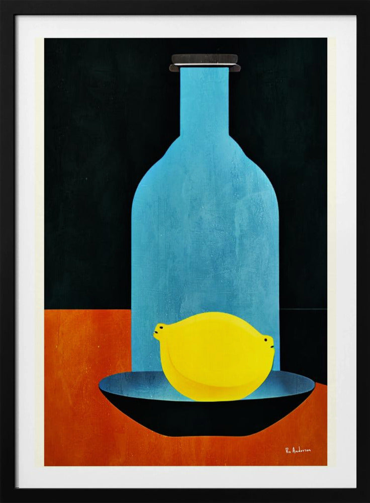 Fles met (eenzame) citroen: Skinny Bitch | Poster